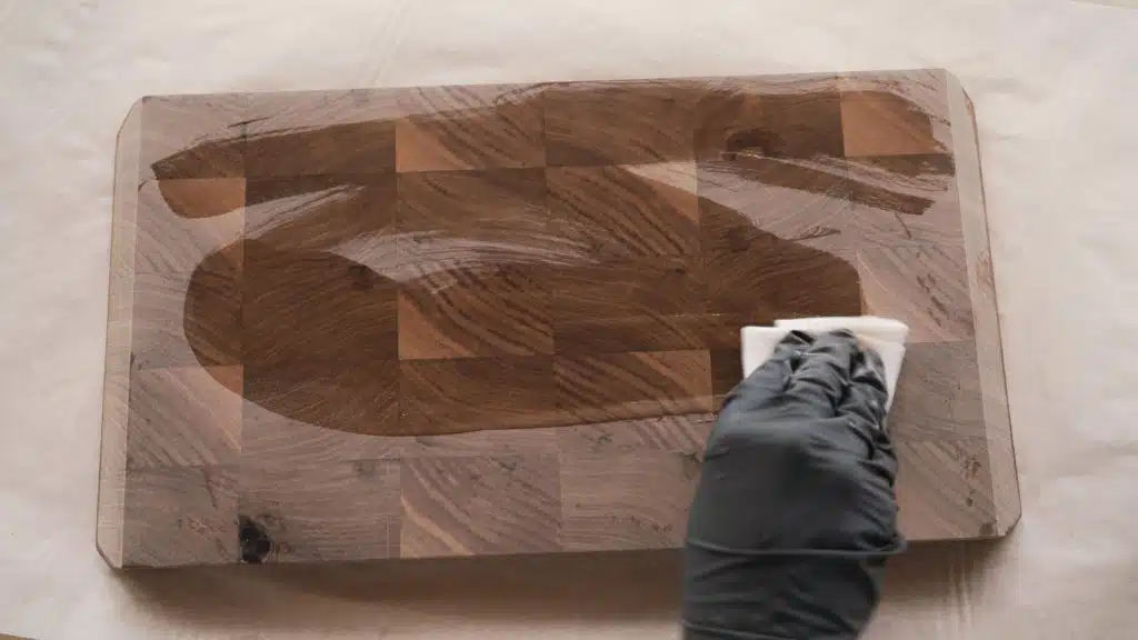 Clear Wood Finish Cutting Board