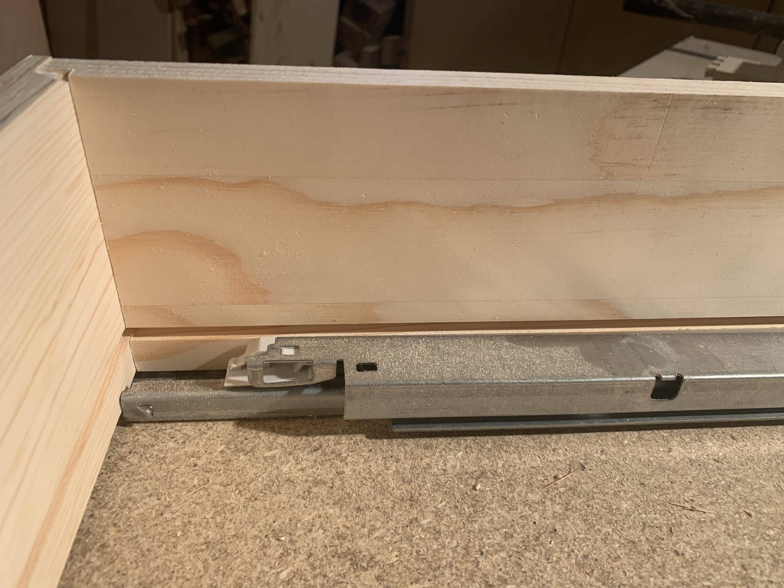 Blum Under Mount Drawer Construction
