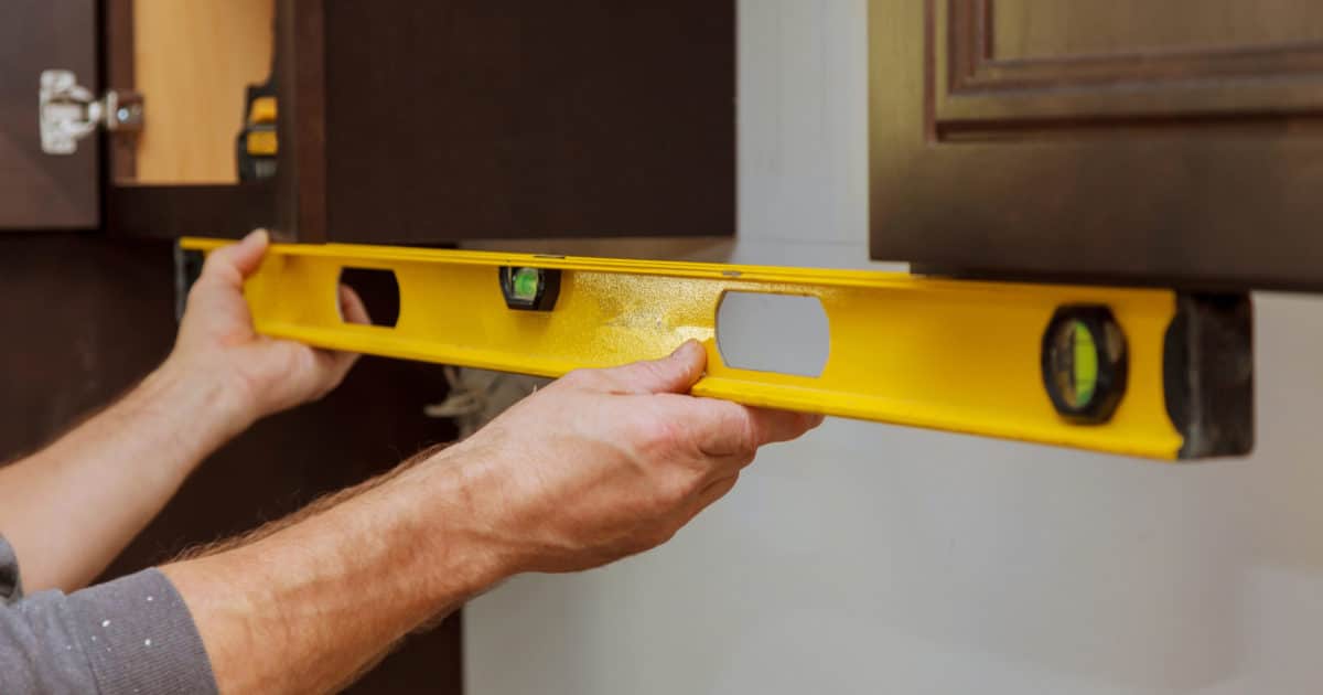 How To Hang Upper Cabinets By Yourself Diy Guide 2021 - How To Hang Kitchen Cabinets By Yourself How To Hang Upper Cabinets By Yourself Diy Guide 2021 - How To Hang Kitchen Cabinets By Yourself