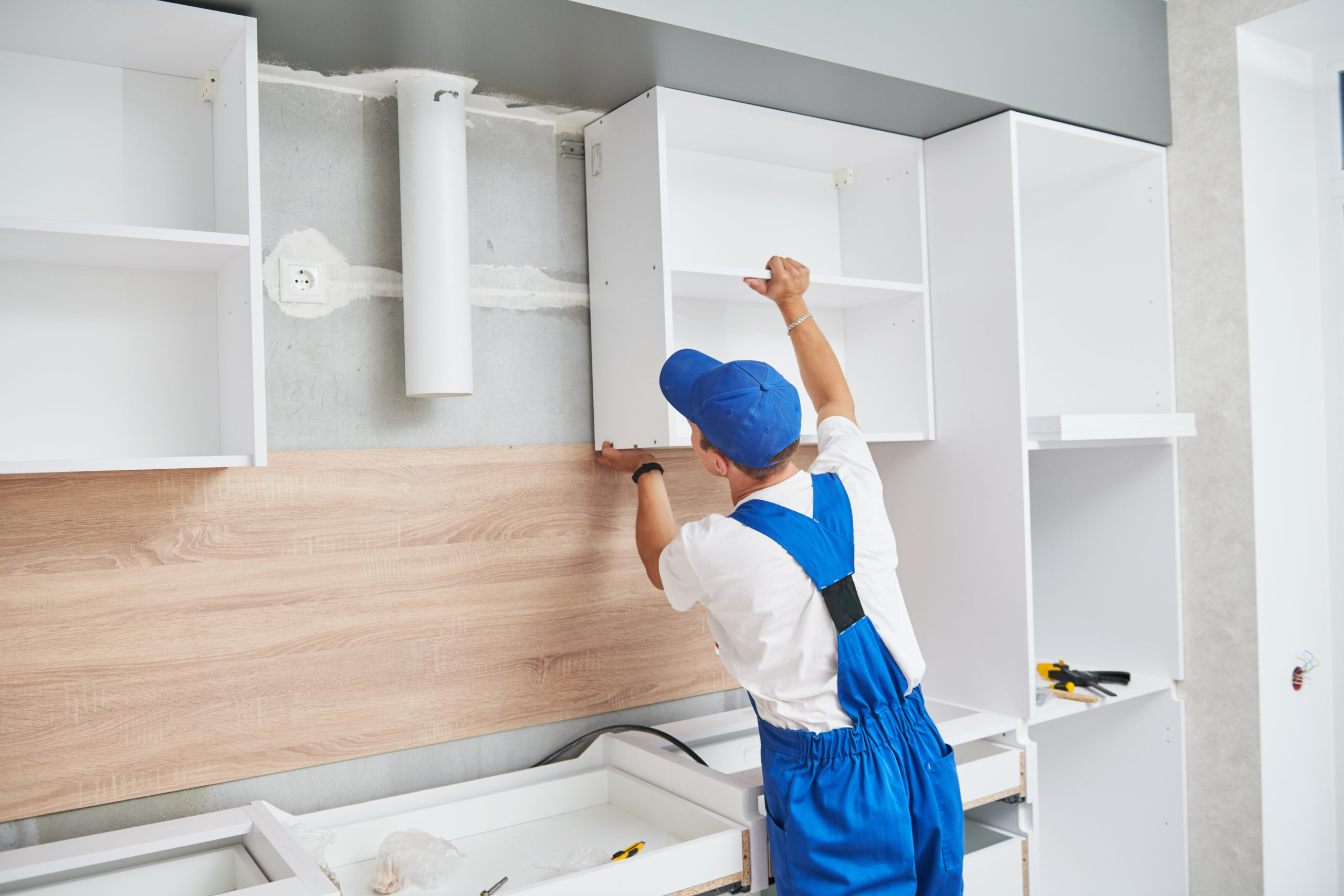 How Are Kitchen Cabinets Attached To The Wall The Home Woodworker