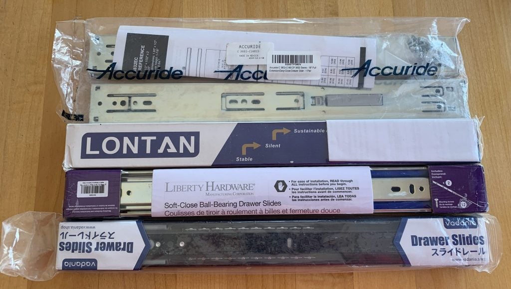 soft close drawer slide side mount review