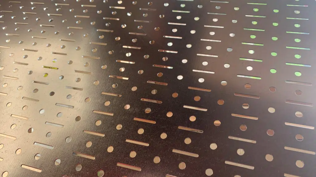 Pegboard Organizer Galvanized Metal