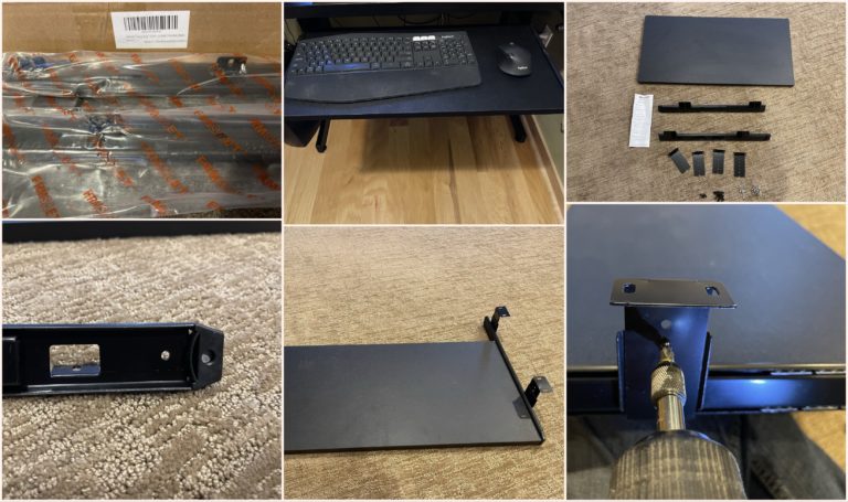 Easy DIY Keyboard Tray for Desk