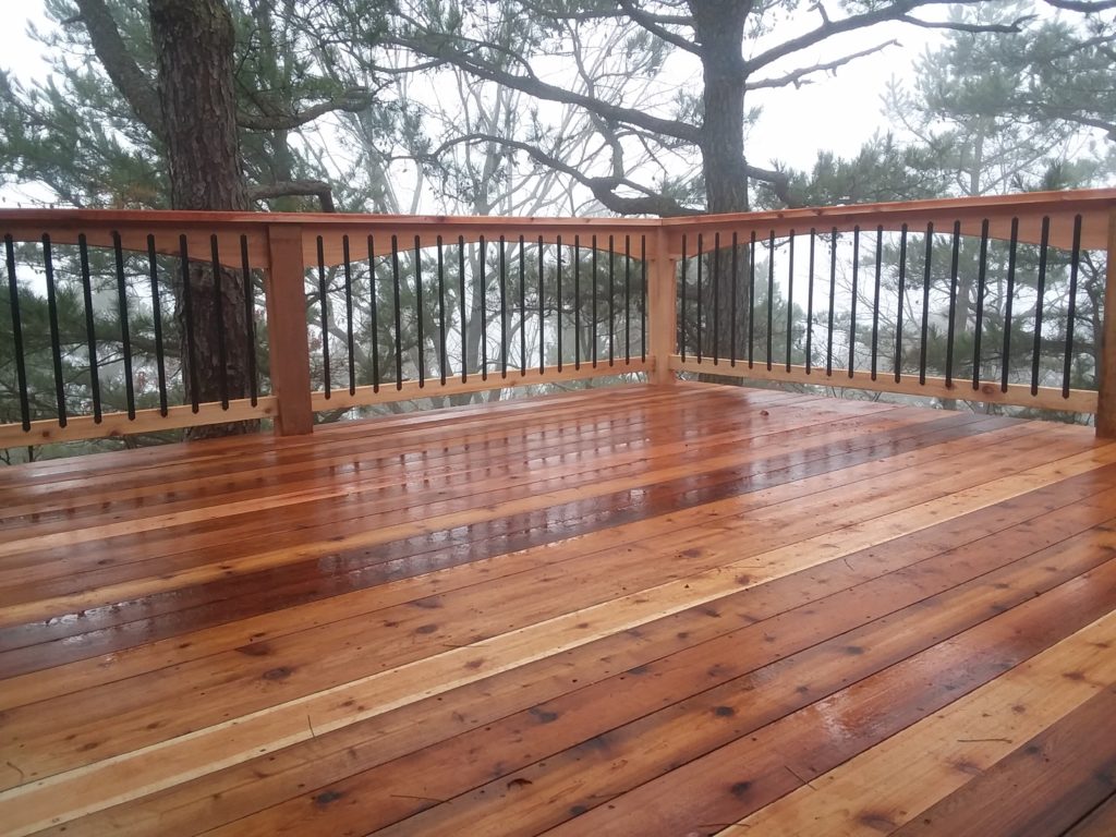 Types of Cedar on Wood Deck
