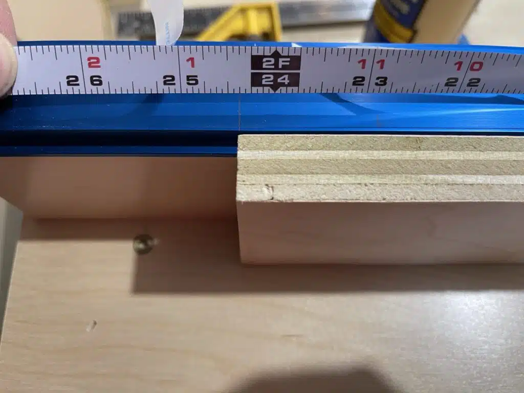 Miter Saw Fence System Ruler Tape