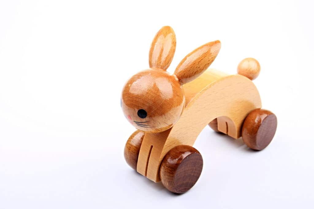 Basic Wood Carving Rabbit Toy