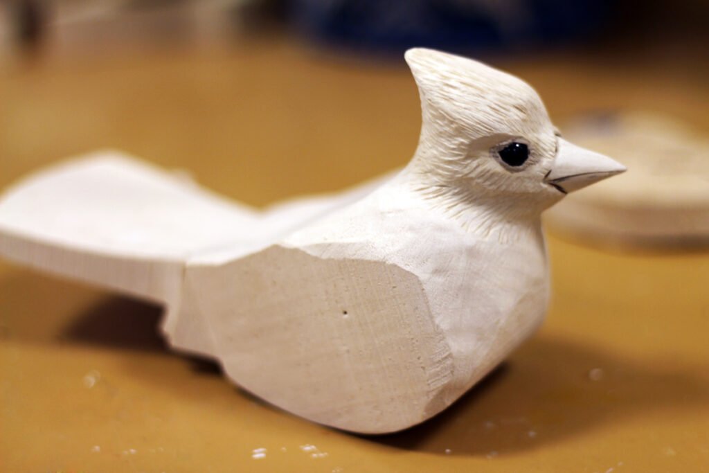 Wooden Carved Bird