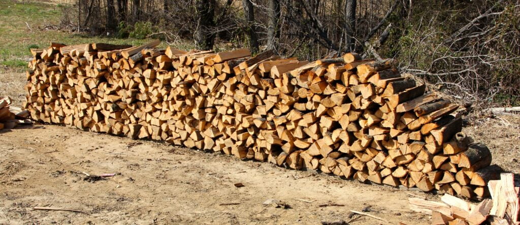 Cord of Stacked Firewood